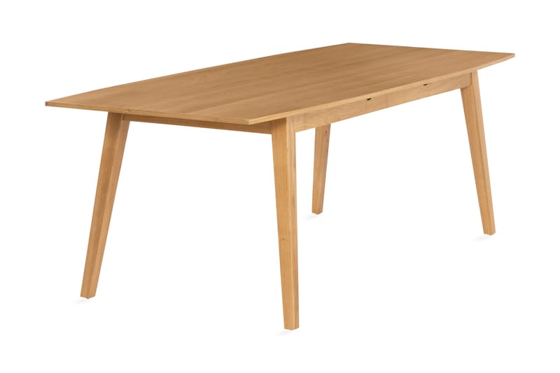 Beagan Forlengningsbart Spisebord 180-280 cm Massiv Eik - Ek - Spisebord & kjøkkenbord
