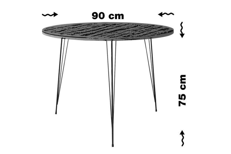 Bonnick Bord 90 cm - Eik - Møbler - Bord - Spisebord & kjøkkenbord