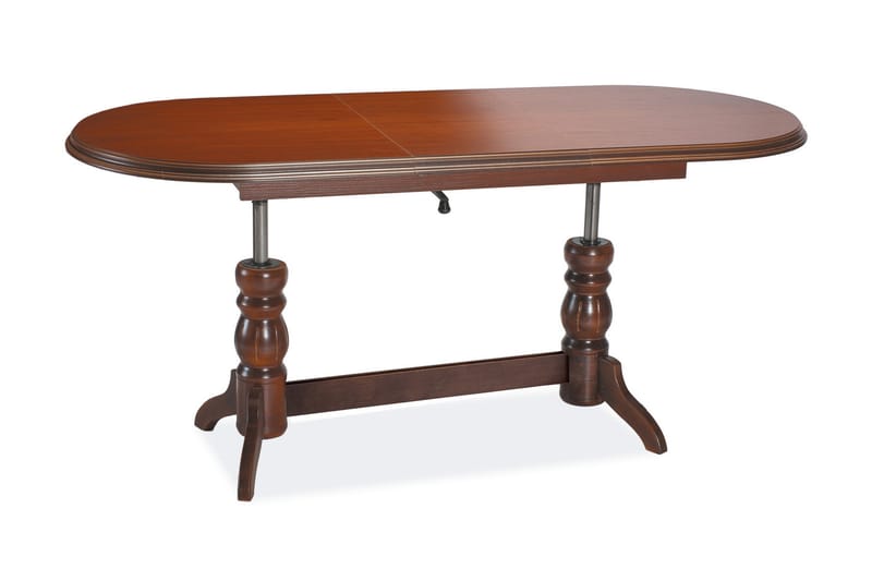 Edisto Forlengningsbart Spisebord 120 cm Ovalt - Natur - Spisebord & kjøkkenbord