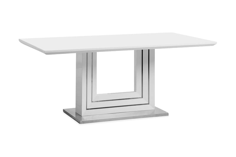 Kalona Spisebord 90 cm - Hvit - Spisebord & kjøkkenbord