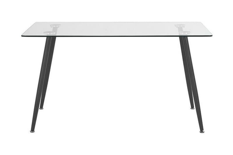 Maceys Spisebord 140 cm - Glass/Svart - Spisebord & kjøkkenbord