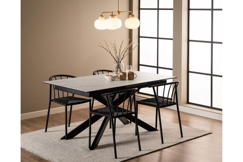 Salupa Spisebord 210x90 cm - Hvid - Spisebord & kjøkkenbord