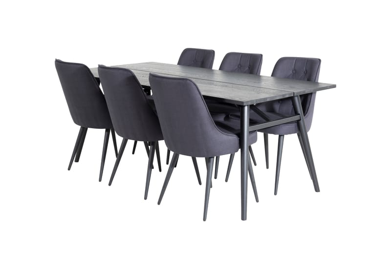 Zenazmi Spisegruppe 195 cm + 6 Valera Spisestoler - Møbler - Bord - Spisegrupper