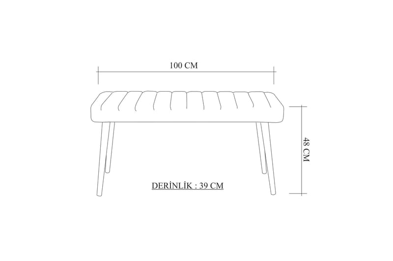 Valsot Spisebord 110 cm - Eik - Møbler - Bord - Spisebord & kjøkkenbord