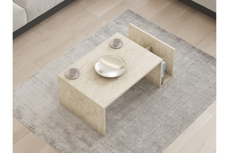 Vimenil Sofabord 87 cm - Beige - Møbler - Bord - Sofabord