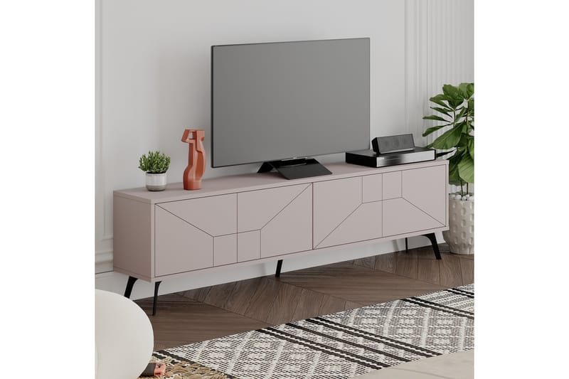 Dune TV-benk 180x29,6 cm Brun - Hanah Home - Møbler - Mediamøbel & tv møbel - TV-benk & mediabenk