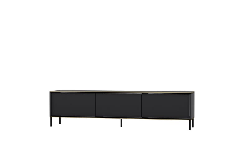 Imaj TV-benk 180x35 cm Svart - Hanah Home - Møbler - Mediamøbel & tv møbel - TV-benk & mediabenk