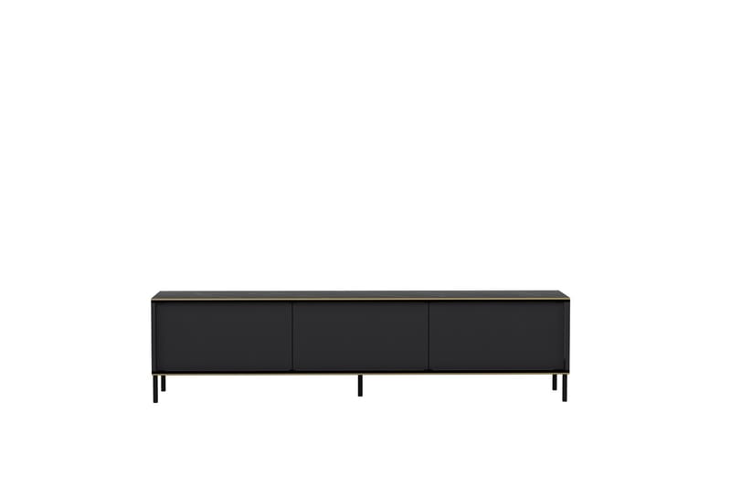 Imaj TV-benk 180x35 cm Svart - Hanah Home - Møbler - Mediamøbel & tv møbel - TV-benk & mediabenk