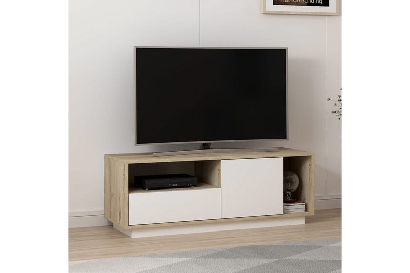 Adesis TV-benk 120 cm - Hvit - Møbler - Mediamøbel & tv møbel - TV-benk & mediabenk