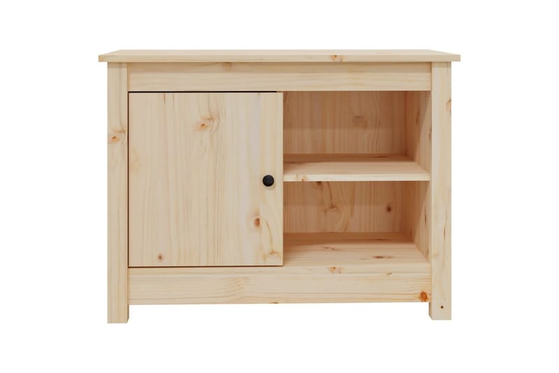 beBasic TV-benk 70x36,5x52 cm heltre furu - Brun - Møbler - Mediamøbel & tv møbel - TV-benk & mediabenk