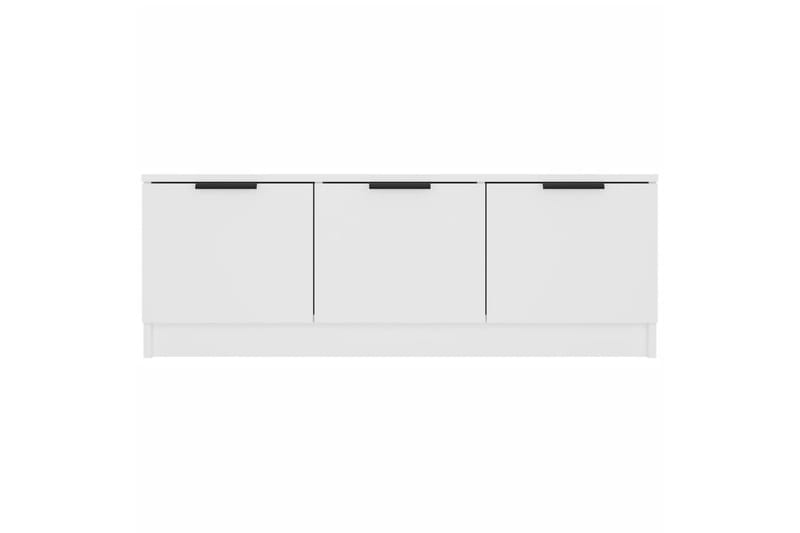 beBasic TV-benk hvit 102x35x36,5 cm konstruert tre - Hvit - Møbler - Mediamøbel & tv møbel - TV-benk & mediabenk