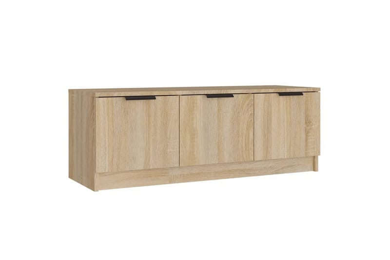 beBasic TV-benk sonoma eik 102x35x36,5 cm konstruert tre - Brun - Møbler - Mediamøbel & tv møbel - TV-benk & mediabenk