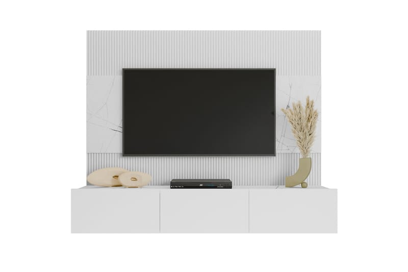 Bernice TV-skap 38x150 cm - Hvit - Møbler - Mediamøbel & tv møbel - TV-skap