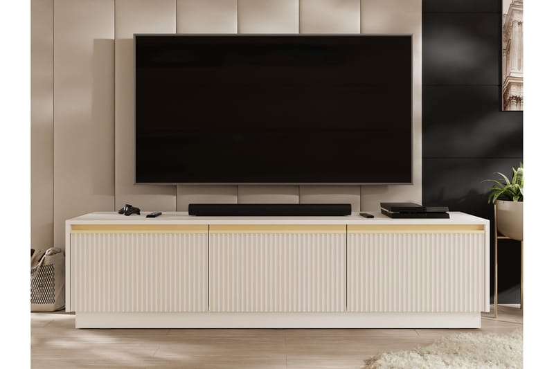 Bolstan TV-benk 182 cm - Beige - Møbler - Mediamøbel & tv møbel - TV-benk & mediabenk