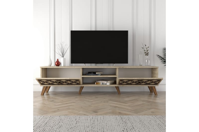 Chass TV-benk 180 cm - Beige - Møbler - Mediamøbel & tv møbel - TV-benk & mediabenk