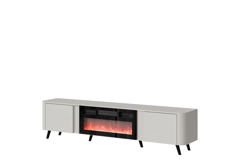 Clement TV-benk 200 cm - Beige - Møbler - Mediamøbel & tv møbel - TV-benk & mediabenk