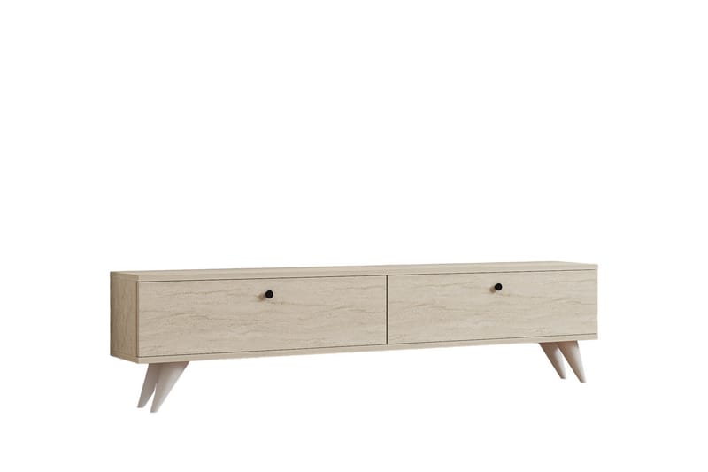 Djarhint TV-benk 160 cm - Beige - Møbler - Mediamøbel & tv møbel - TV-benk & mediabenk