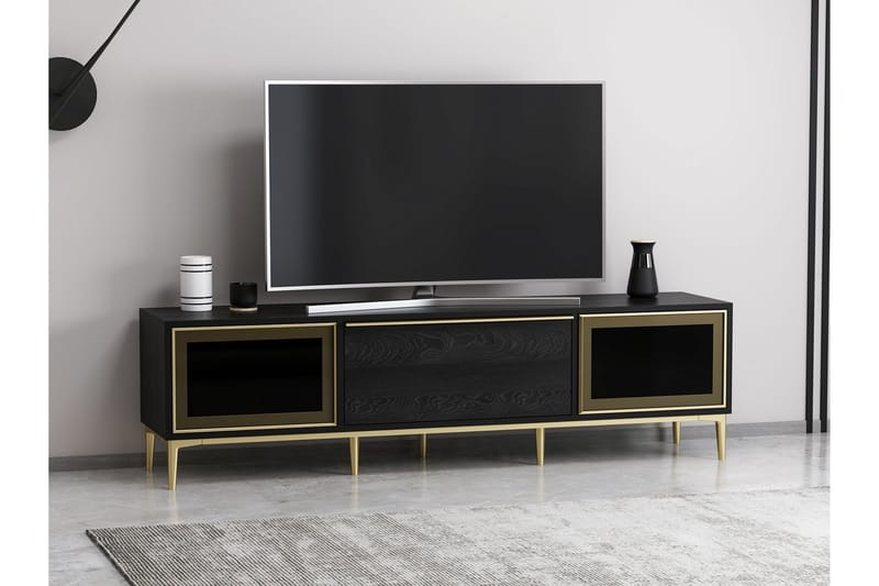 Elevate TV-benk 180 cm - Svart - Møbler - Mediamøbel & tv møbel - TV-benk & mediabenk