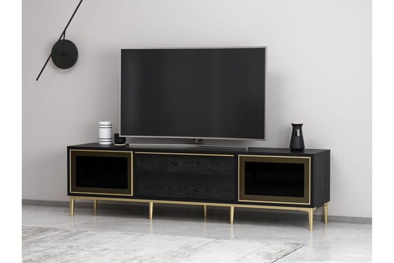 Elevate TV-benk 180 cm - Svart - Møbler - Mediamøbel & tv møbel - TV-benk & mediabenk