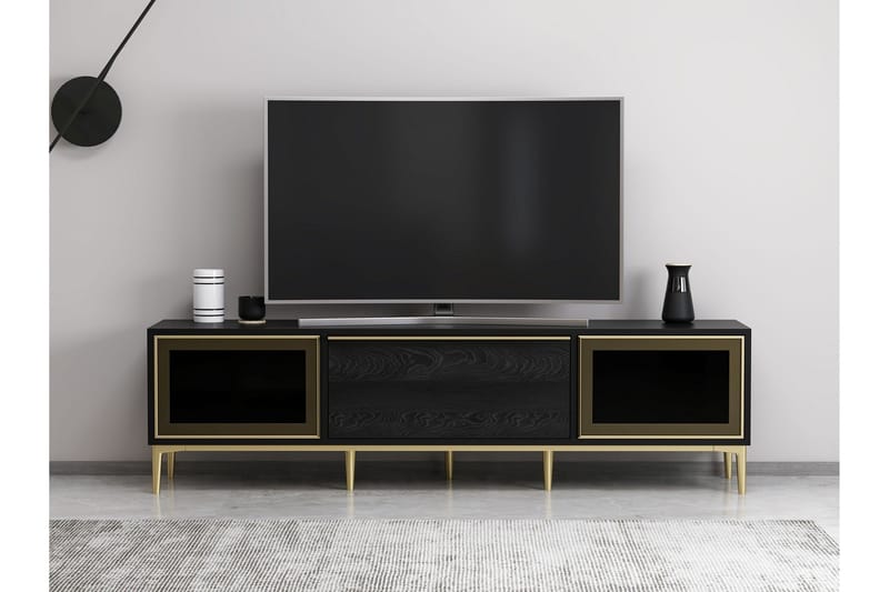 Elevate TV-benk 180 cm - Svart - Møbler - Mediamøbel & tv møbel - TV-benk & mediabenk