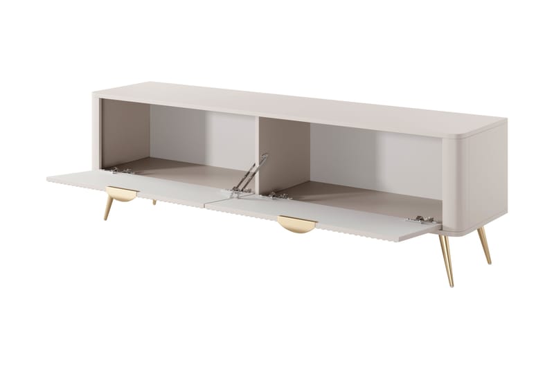 Forba TV-benk 164 cm - Beige - Møbler - Mediamøbel & tv møbel - TV-benk & mediabenk