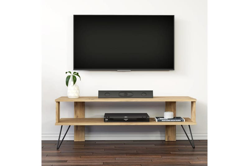 Greger TV-benk 120 cm - Eik - Møbler - Mediamøbel & tv møbel - TV-benk & mediabenk