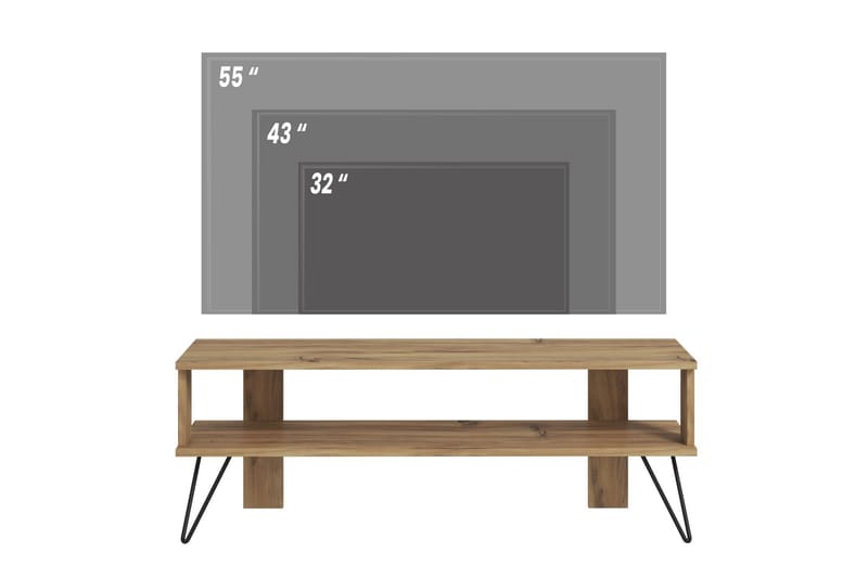 Greger TV-benk 120 cm - Eik - Møbler - Mediamøbel & tv møbel - TV-benk & mediabenk