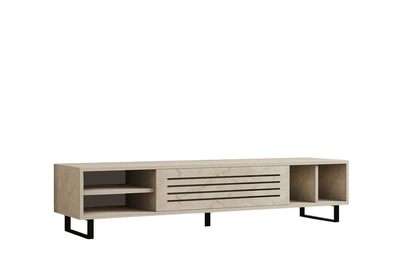 Lamal TV-benk 160 cm - Beige - Møbler - Mediamøbel & tv møbel - TV-benk & mediabenk