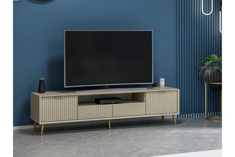 Luxe TV-benk 180 cm - Sandstein - Møbler - Mediamøbel & tv møbel - TV-benk & mediabenk