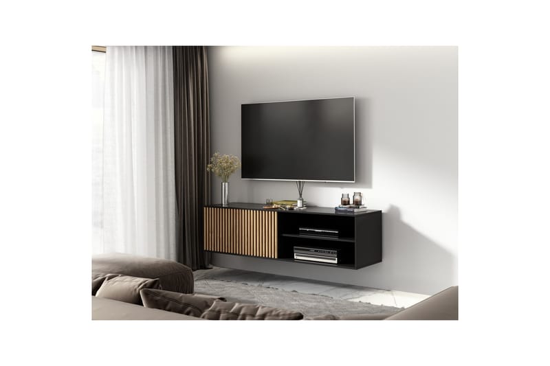 Meorati TV-benk 40x150 cm - Brun - Møbler - Mediamøbel & tv møbel - TV-benk & mediabenk