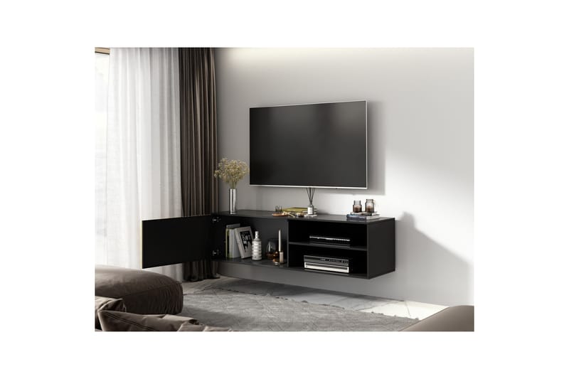 Meorati TV-benk 40x150 cm - Brun - Møbler - Mediamøbel & tv møbel - TV-benk & mediabenk