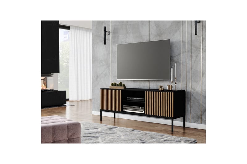 Meorati TV-skap 150 cm - Brun - Møbler - Mediamøbel & tv møbel - TV-skap