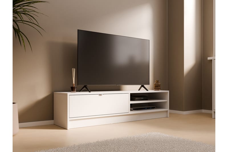 Munkedal TV-benk 150 cm - Hvit - Møbler - Mediamøbel & tv møbel - TV-benk & mediabenk