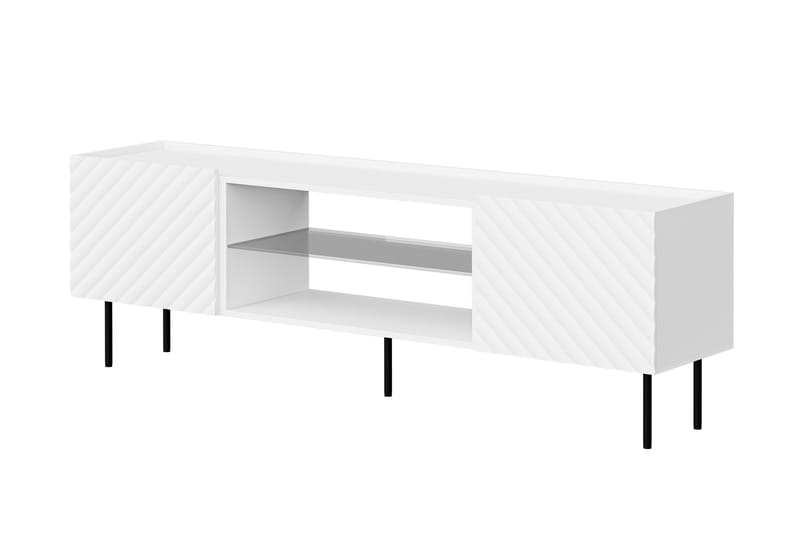 Munkedal TV-benk 181 cm - Hvit - Møbler - Mediamøbel & tv møbel - TV-benk & mediabenk