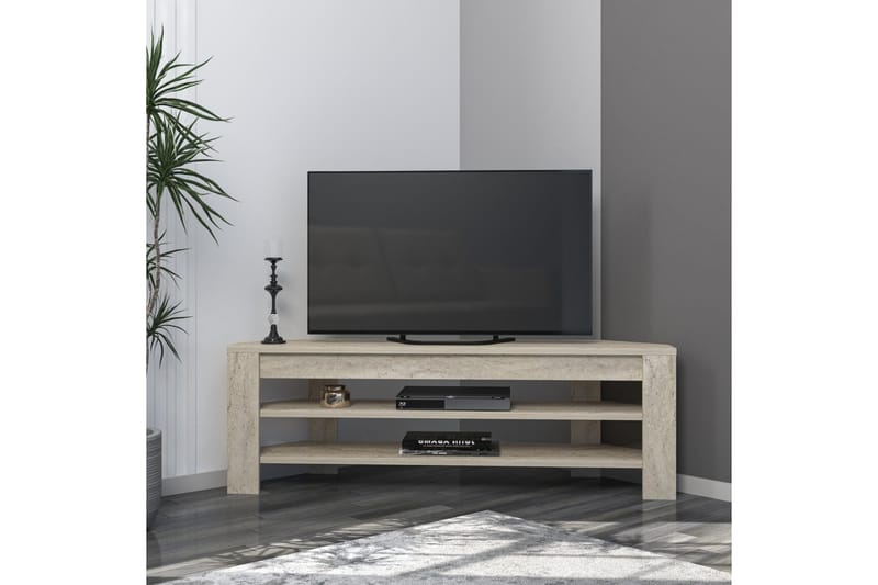 Oderzo TV-benk 120 cm - Travertin - Møbler - Mediamøbel & tv møbel - TV-benk & mediabenk