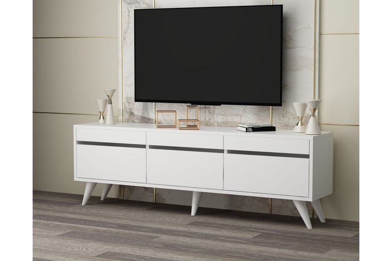 Relento TV-benk 150 cm - Hvit - M�øbler - Mediamøbel & tv møbel - TV-benk & mediabenk