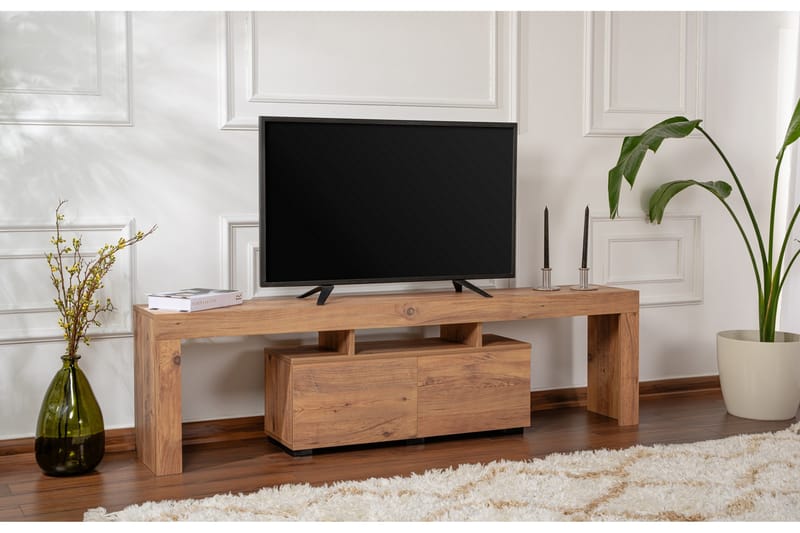 Shanah Tv-benk 180x31 cm - Tre - Møbler - Mediamøbel & tv møbel - TV-benk & mediabenk