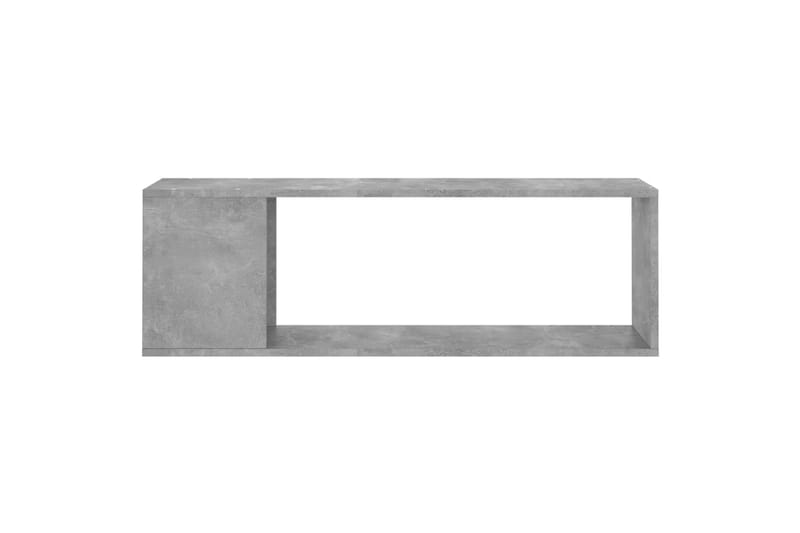 TV-benk betonggrå 100x24x32 cm sponplate - Grå - TV-benk & mediabenk