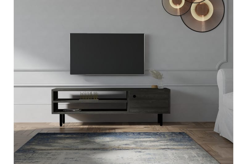 Aegonfort Tv-benk 120 cm - Antrasitt - Møbler - Mediamøbel & tv møbel - TV-benk & mediabenk