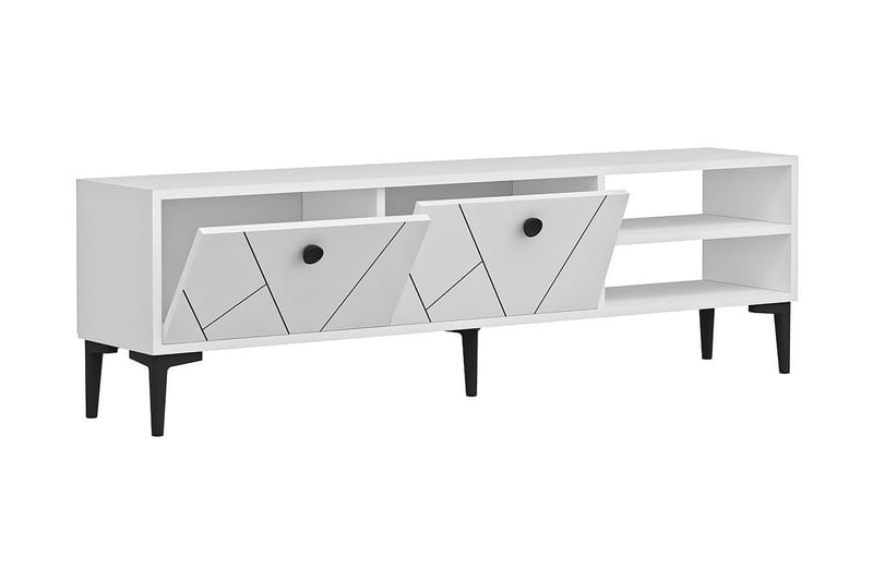 Andalos Tv-benk 150 cm - Hvit - Møbler - Mediamøbel & tv møbel - TV-benk & mediabenk