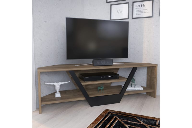 Andifli Tv-benk 120x36,8 cm - Brun - Møbler - Mediamøbel & tv møbel - TV-benk & mediabenk