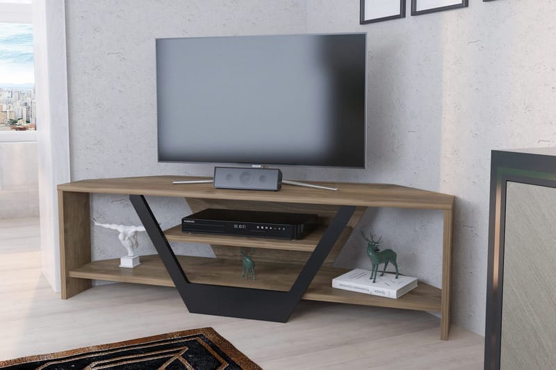 Andifli Tv-benk 120x36,8 cm - Brun - Møbler - Mediamøbel & tv møbel - TV-benk & mediabenk