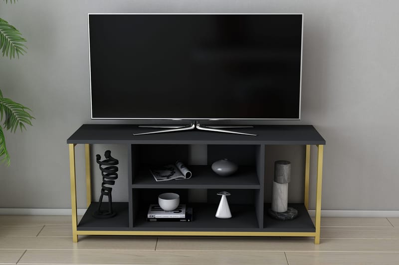 Andifli Tv-benk 120x50,8 cm - Antrasitt - Møbler - Mediamøbel & tv møbel - TV-benk & mediabenk