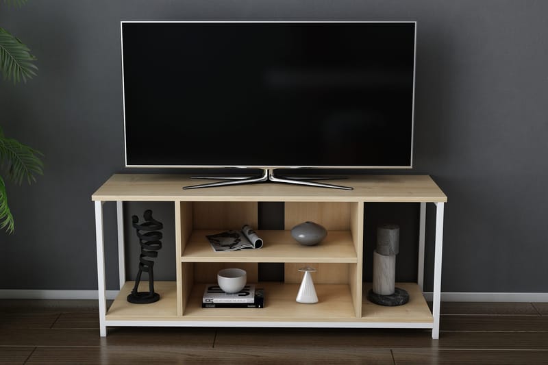 Andifli Tv-benk 120x50,8 cm - Hvit - Møbler - Mediamøbel & tv møbel - TV-benk & mediabenk