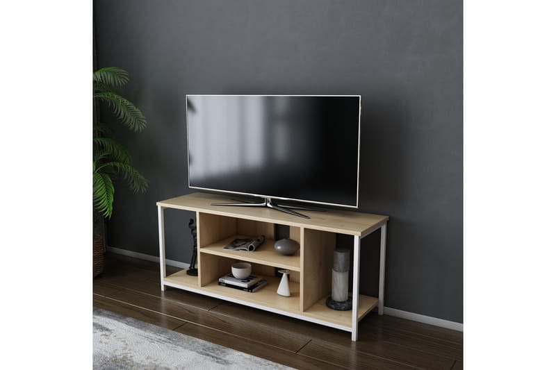 Andifli Tv-benk 120x50,8 cm - Hvit - Møbler - Mediamøbel & tv møbel - TV-benk & mediabenk