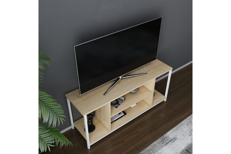 Andifli Tv-benk 120x50,8 cm - Hvit - Møbler - Mediamøbel & tv møbel - TV-benk & mediabenk