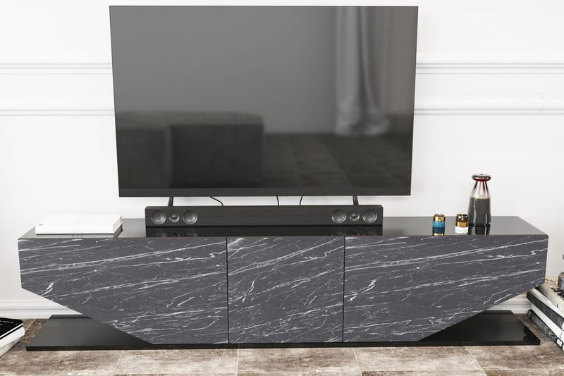 Andifli Tv-benk 180x45 cm - Svart - Møbler - Mediamøbel & tv møbel - TV-benk & mediabenk