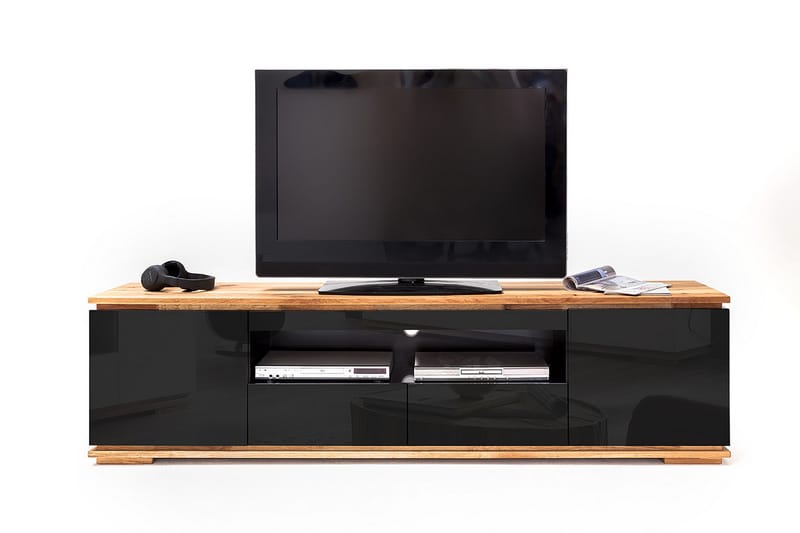 Chiaro TV-benk 202 cm - Svart - Møbler - Mediamøbel & tv møbel - TV-benk & mediabenk