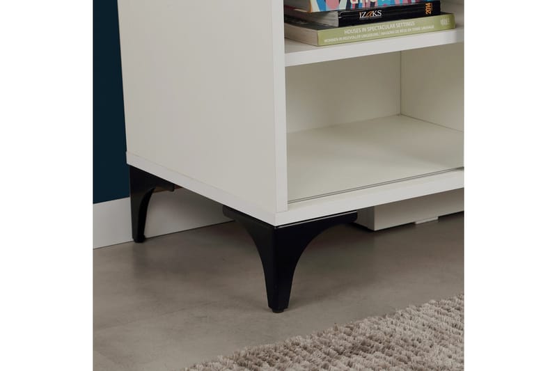 Comfortale TV-benk 125 cm - Hvit - Møbler - Mediamøbel & tv møbel - TV-benk & mediabenk