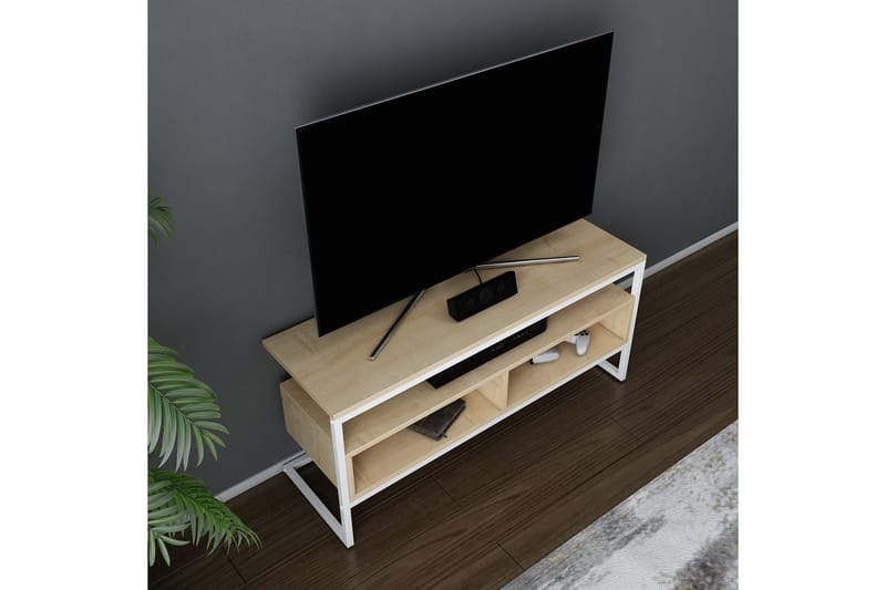 Desgrar Tv-benk 110x49,9 cm - Hvit - Møbler - Mediamøbel & tv møbel - TV-benk & mediabenk